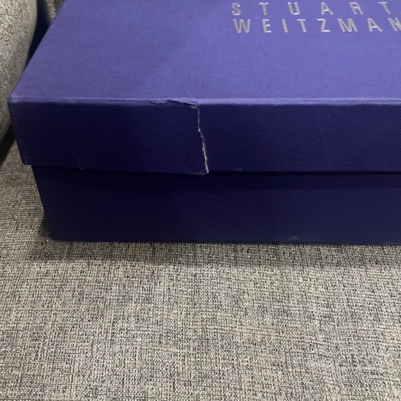 New Stuart Weitzman Slingback Gold Heels w/ Crystals (Size 8M) - Picture 16 of 16